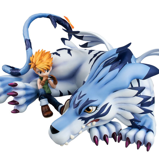BACK ORDER – G.E.M. SERIES DIGIMON ADVENTURE - GARURUMON & ISHIDA YAMATO (REPEAT)