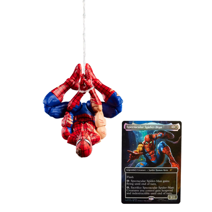 PRE ORDER – MARVEL LEGENDS SERIES MAGIC: THE GATHERING - SPIDER-MAN - BATTLE-DAMAGED SPIDER-MAN (4PCS/SET)