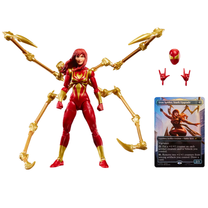 PRE ORDER – MARVEL LEGENDS SERIES MAGIC: THE GATHERING - SPIDER-MAN - MARY JANE WATSON (IRON SPIDER) (4PCS/SET)