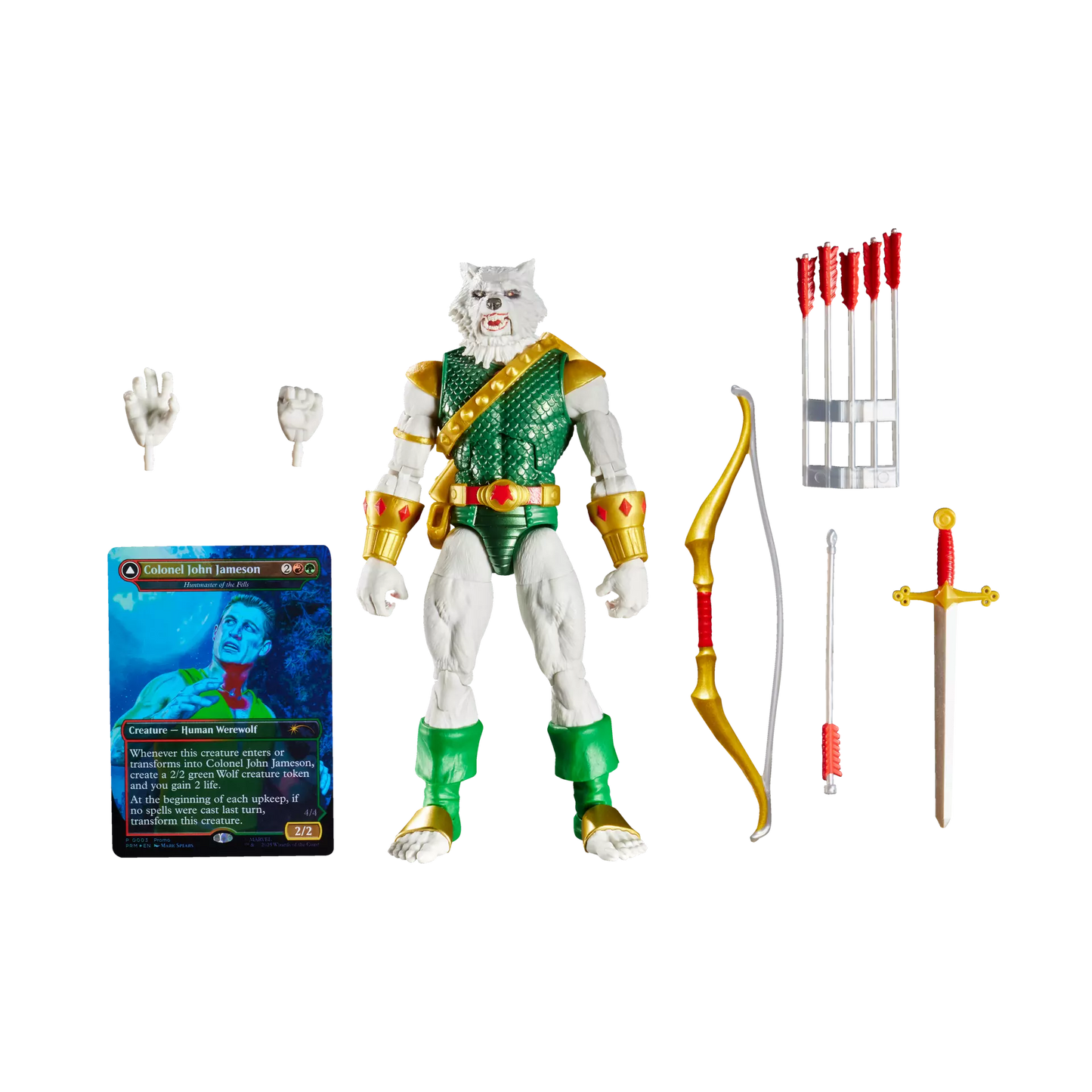 PRE ORDER – MARVEL LEGENDS SERIES MAGIC: THE GATHERING - SPIDER-MAN - MAN-WOLF (4PCS/SET)