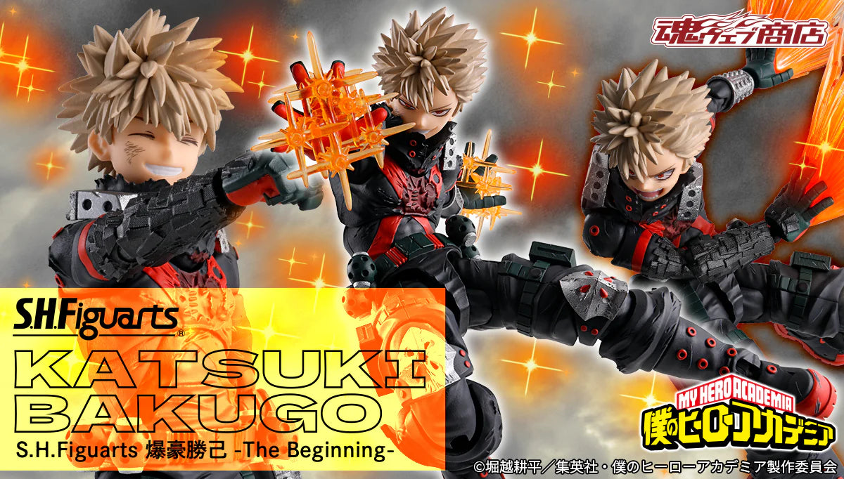 BACK ORDER – S.H.FIGUARTS MY HERO ACADEMIA - KATSUKI BAKUGO - THE BEGINNING