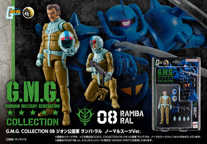 PRE ORDER – G.M.G. COLLECTION 08 MOBILE SUIT GUNDAM PRINCIPALITY OF ZEON RAMBA RAL NORMAL SUIT VER.