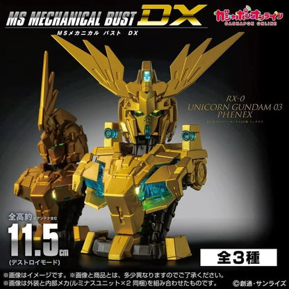 PRE ORDER – [GOL] GUNDAM MS MECHANICAL BUST DX UNICORN GUNDAM UNIT 3 PHENEX