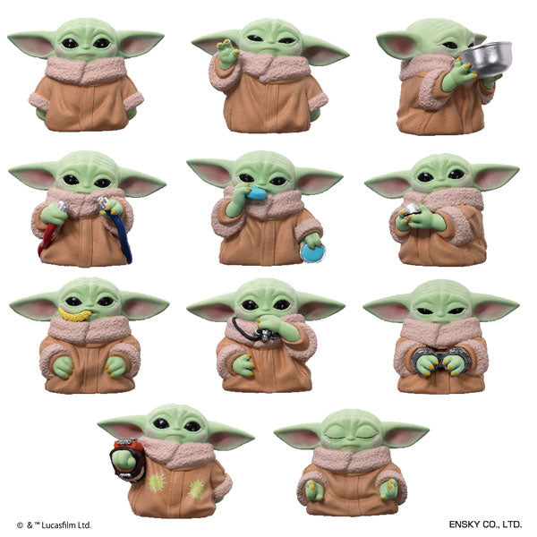 PRE ORDER – STAR WARS MANDALORIAN - GROGU - SOFT VINYL PUPPET MASCOT Y600 (BOX OF 11) (RE-RE-RE-RE-RELEASE)