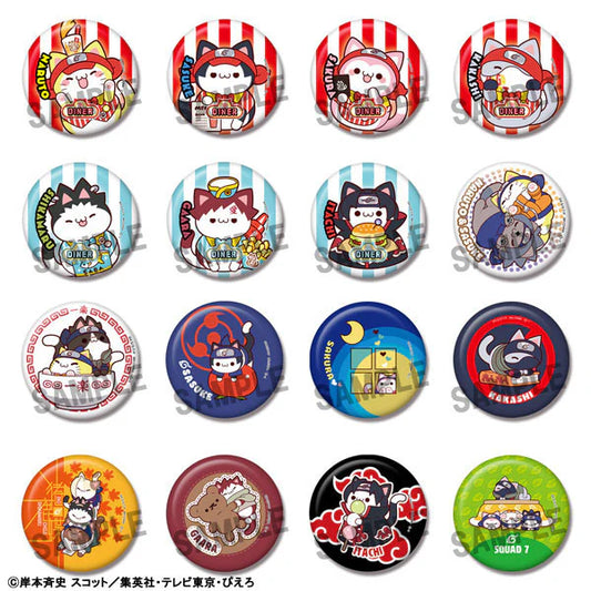 PRE ORDER – MEGA CAT PROJECT NARUTO – NYARUTO! METAL BADGE COLLECTION 【REPEAT】 (BOX OF 16)