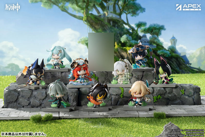 PRE ORDER – GENSHIN IMPACT BATTLEFIELD VALOR THEMED SERIES CAPSULE TOYS (SUMERU) FIGURE BLIND BOX (SET OF 9)