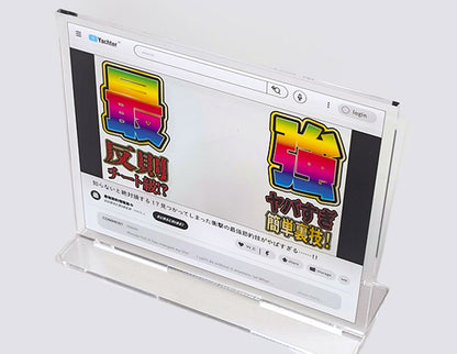 PRE ORDER – BUZZ!? TRADING VIDEO STREAMING ACRYLIC STANDS