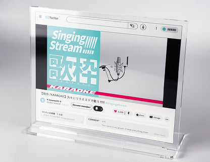 PRE ORDER – BUZZ!? TRADING VIDEO STREAMING ACRYLIC STANDS
