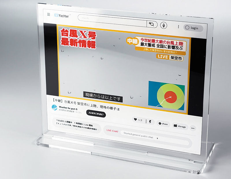 PRE ORDER – BUZZ!? TRADING VIDEO STREAMING ACRYLIC STANDS