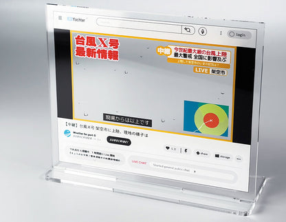 PRE ORDER – BUZZ!? TRADING VIDEO STREAMING ACRYLIC STANDS