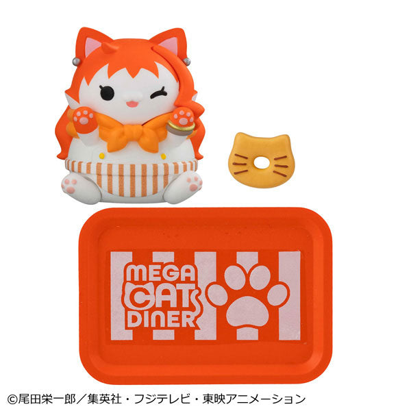 BACK ORDER – MEGA CAT PROJECT ONE PIECE NYANPIECENYAN! DINER! (SET OF 6)
