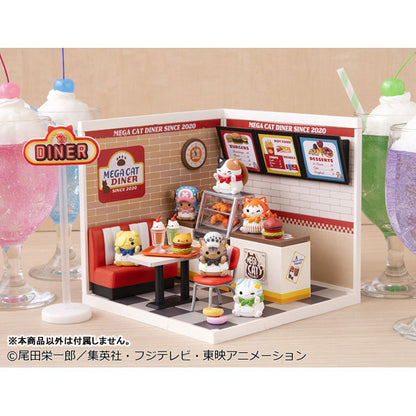 BACK ORDER – MEGA CAT PROJECT ONE PIECE NYANPIECENYAN! DINER! (SET OF 6)