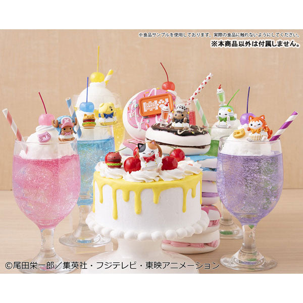 BACK ORDER – MEGA CAT PROJECT ONE PIECE NYANPIECENYAN! DINER! (SET OF 6)