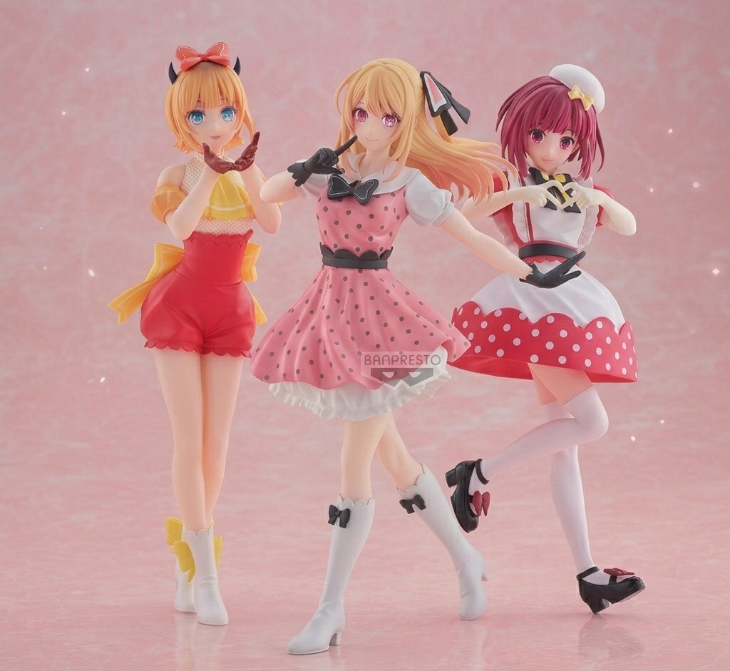 [ON HAND] [Ready to Ship] – 【OSHI NO KO】 RUBY, KANA ARIMA & MEMCHO FIGURE 『 POP IN 2 』 VER. (SET of 3)
