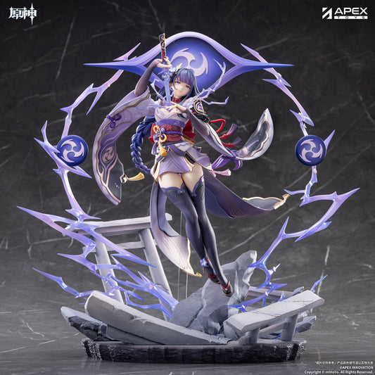 PRE ORDER – 1/7 SCALE GENSHIN IMPACT - PLANE OF EUTHYMIA - RAIDEN SHOGUN PAINTED FIGURE W BONUS FIGURE