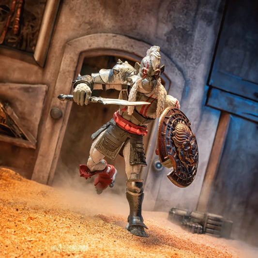 PRE ORDER – ANIMAL WARRIORS OF THE KINGDOM - GLADIATOR - ADVENTURE ARMOR - PALE