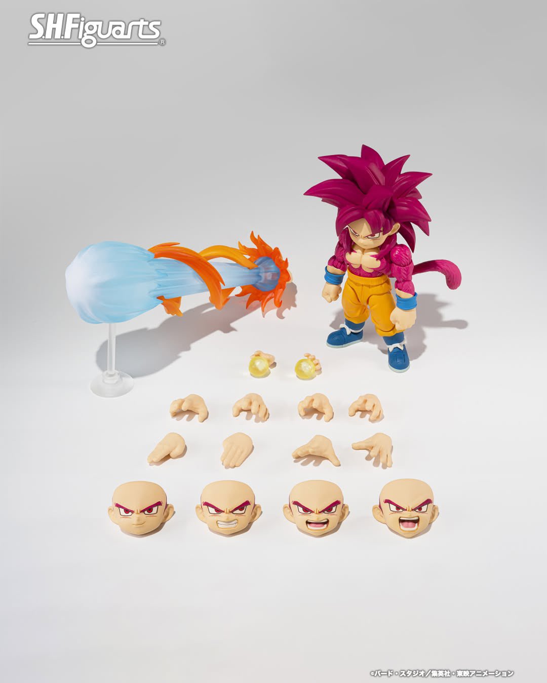 [ON HAND] [Subject to Availability] – S.H.FIGUARTS DRAGON BALL - SUPER SAIYAN 4 SON GOKU (MINI) - DAIMA