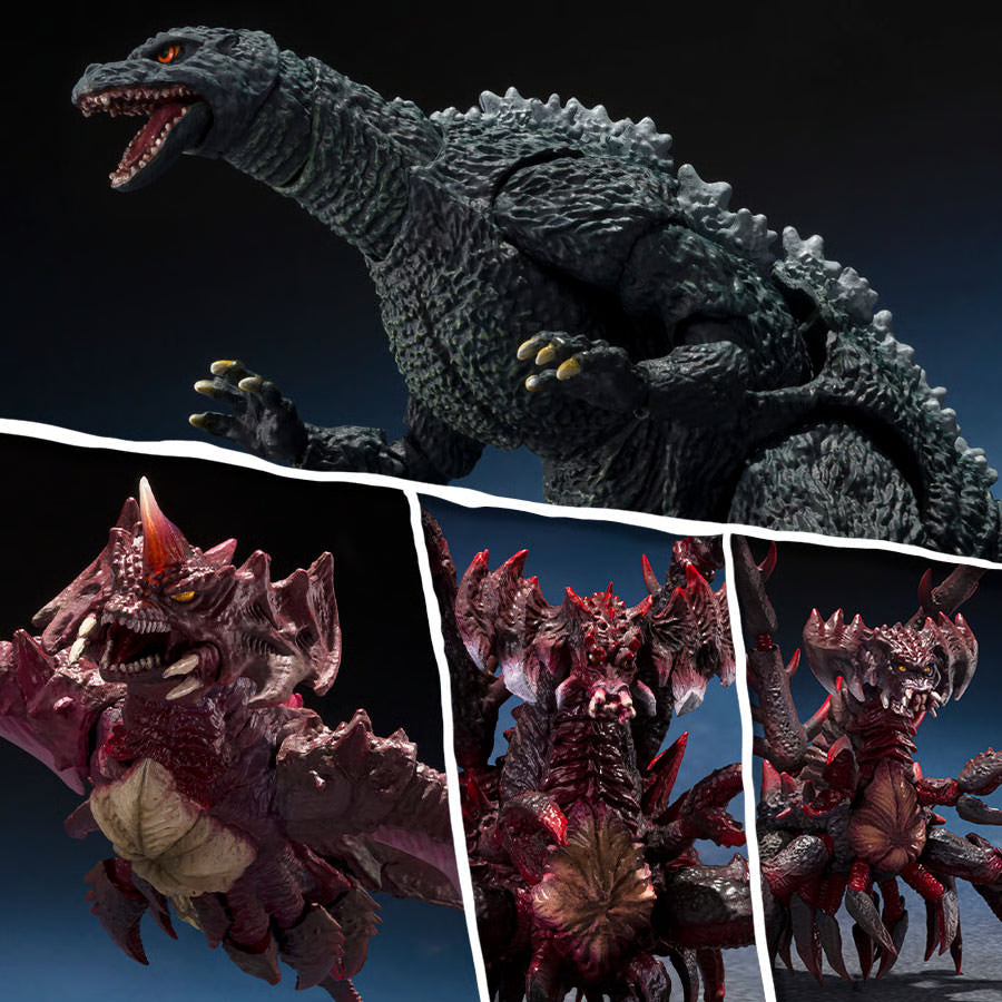 BACK ORDER – S.H.MONSTERARTS GODZILLA JR & DESTOROYAH EVOLUTION