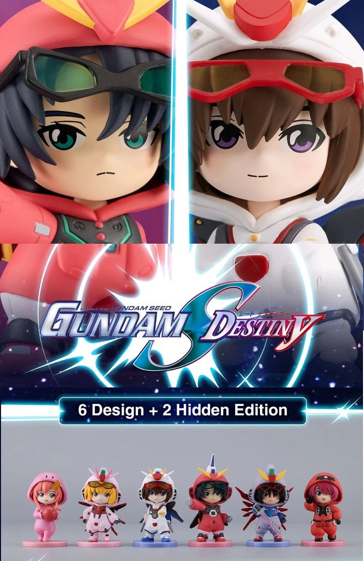 EXTRA – BOX OF 6 – BNFIGURE Q MOBILE SUIT GUNDAM SEED DESTINY PAJAMARS VER.