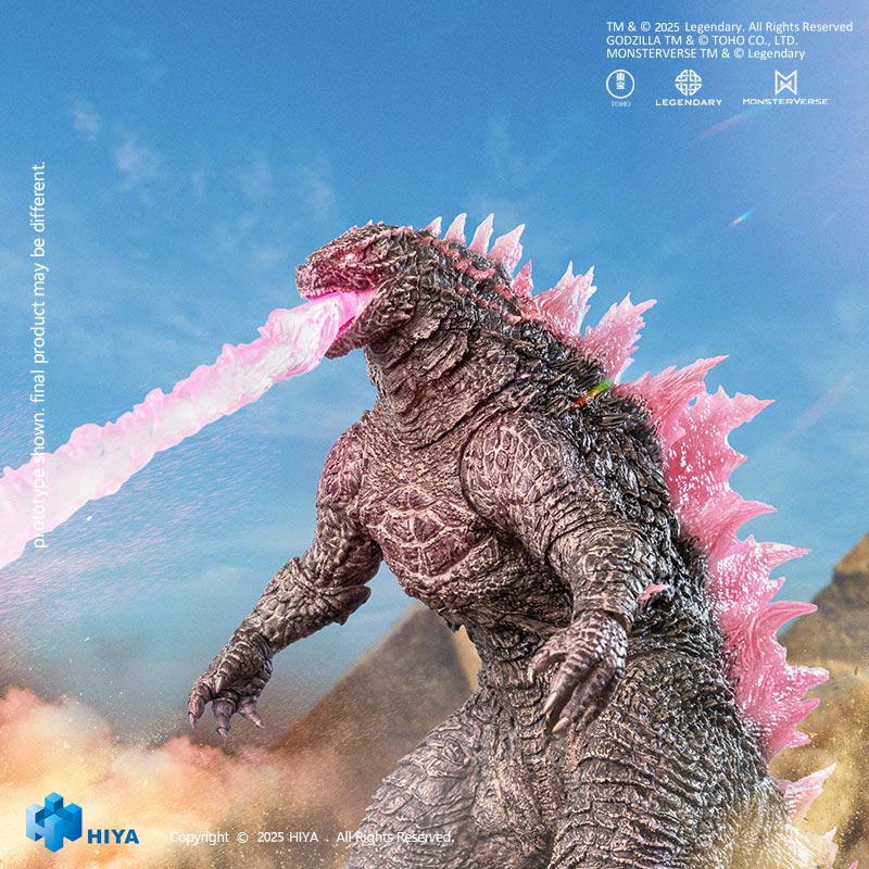 PRE ORDER – HIYA TOYS 18CM GODZILLA X KONG: THE NEW EMPIRE HEAT RAY GODZILLA EVOLVED