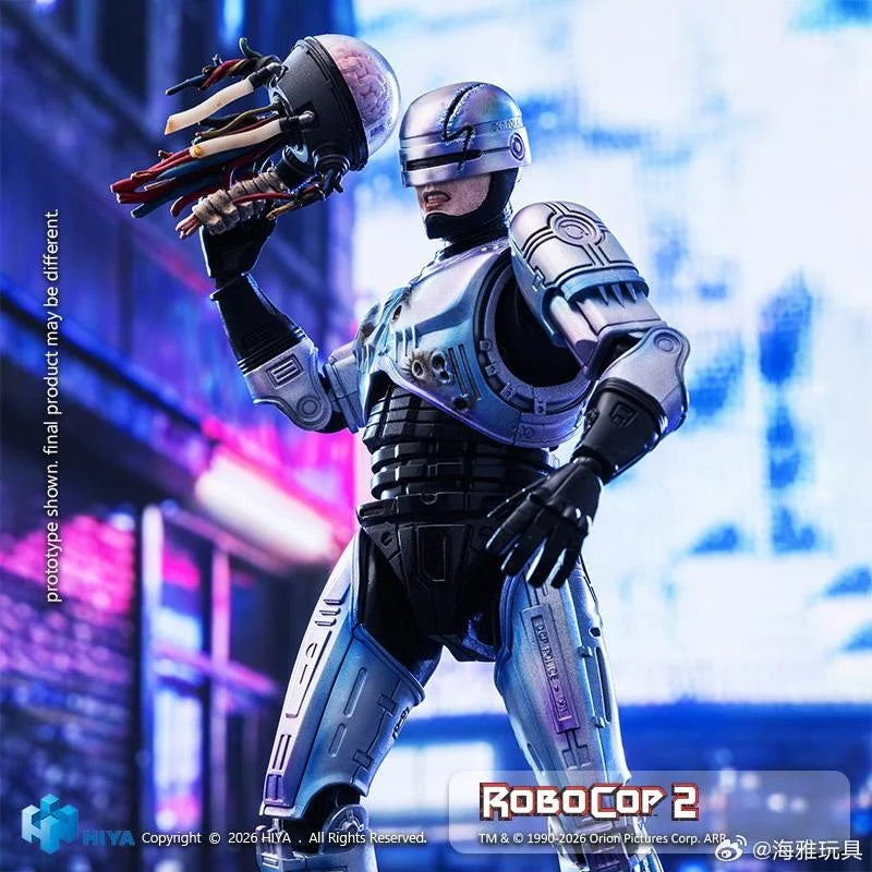 PRE ORDER – 1/12 HIYA EXQUISITE SUPER SERIES SCALE 6.5 INCH ROBOCOP 2 ROBOCOP