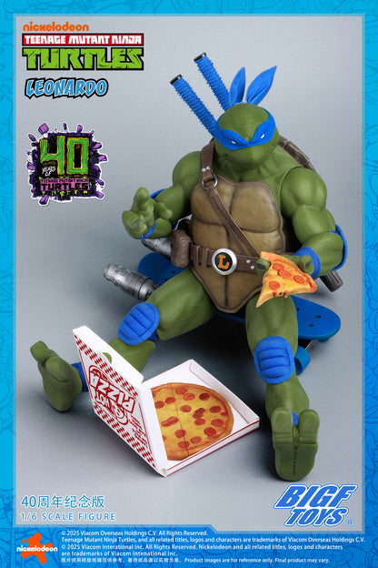 PRE ORDER – 1/6 TMNT LEONARDO 40TH ANNIVERSARY EDITION ACTION FIGURE