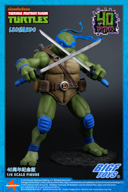 PRE ORDER – 1/6 TMNT LEONARDO 40TH ANNIVERSARY EDITION ACTION FIGURE