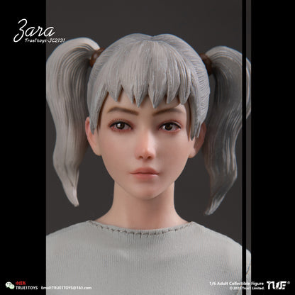 PRE ORDER – 1/6 SPORTY GIRL ACTION FIGURE JC2131 : ZARA GREY HAIR VERSION