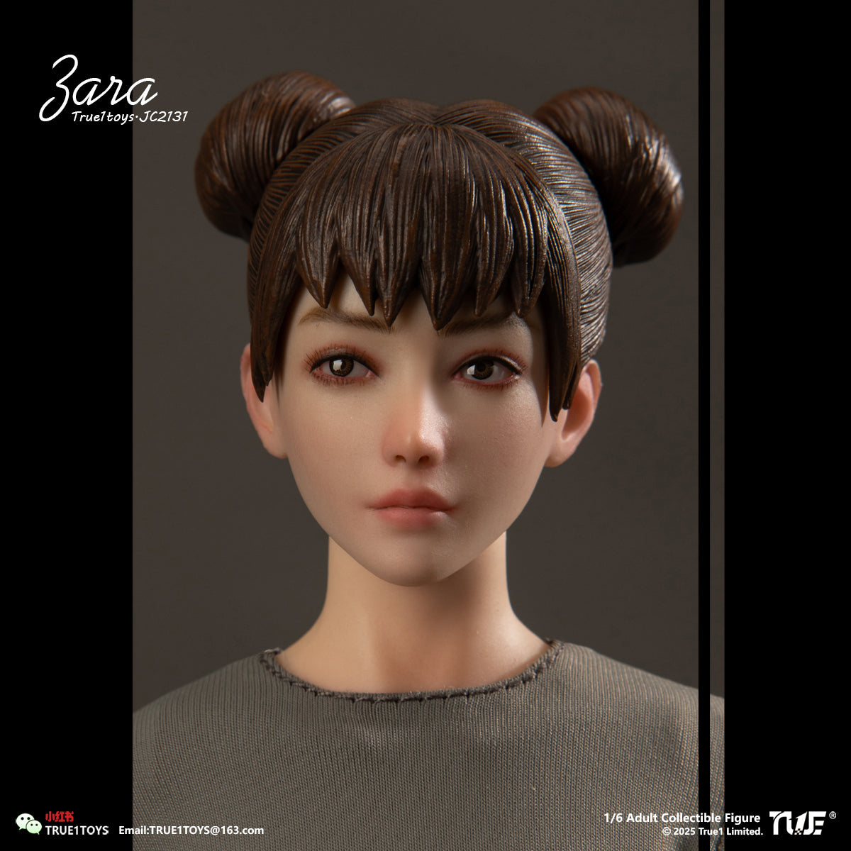 PRE ORDER – 1/6 SPORTY GIRL ACTION FIGURE JC2131 : ZARA BROWN HAIR VERSION