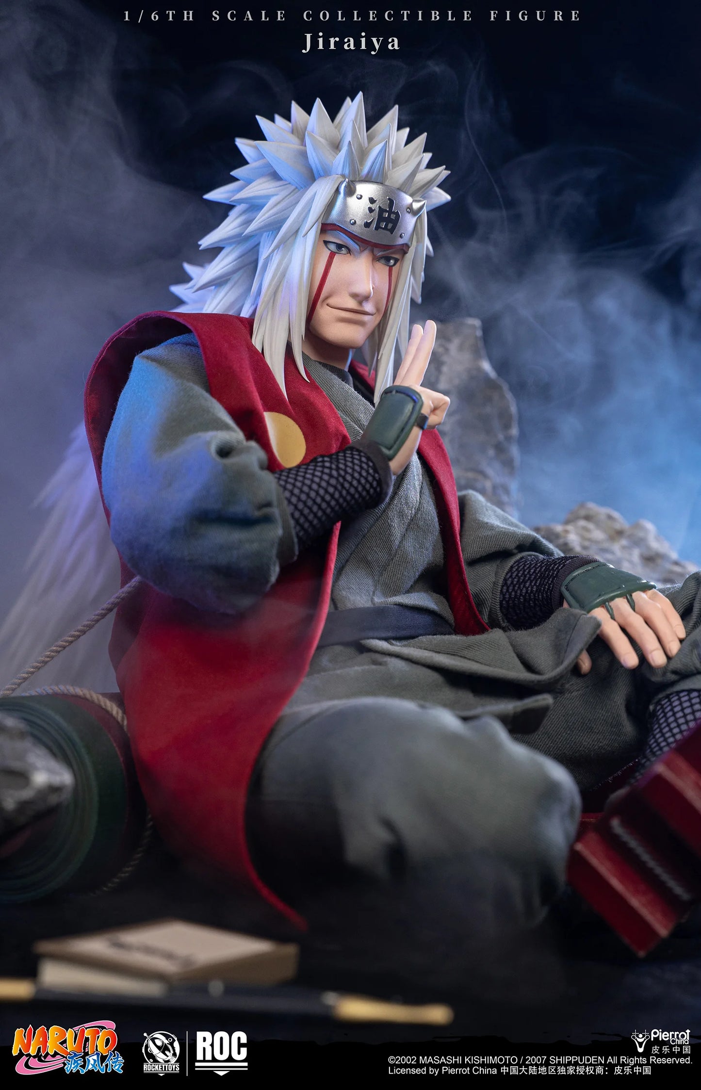 PRE ORDER – ROCKETTOYS ROC-019 1/6 NARUTO SHIPPUDEN JIRAIYA STANDARD VER