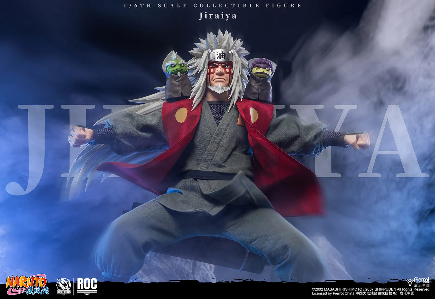 PRE ORDER – ROCKETTOYS ROC-020 1/6 NARUTO SHIPPUDEN JIRAIYA DELUXE VER