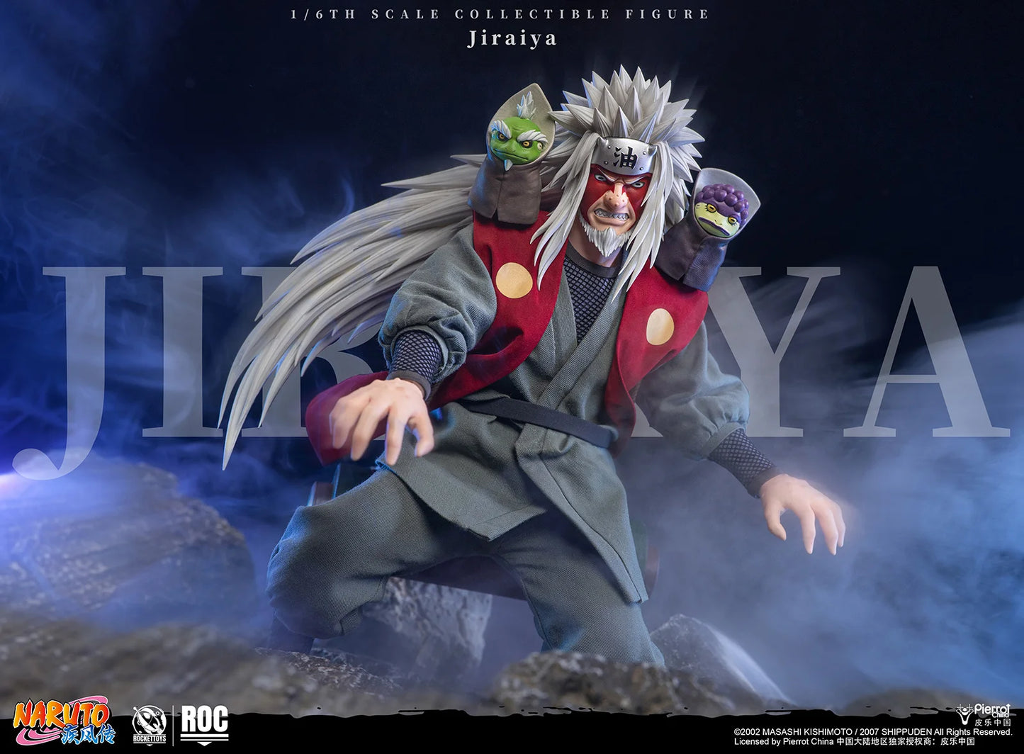 PRE ORDER – ROCKETTOYS ROC-020 1/6 NARUTO SHIPPUDEN JIRAIYA DELUXE VER