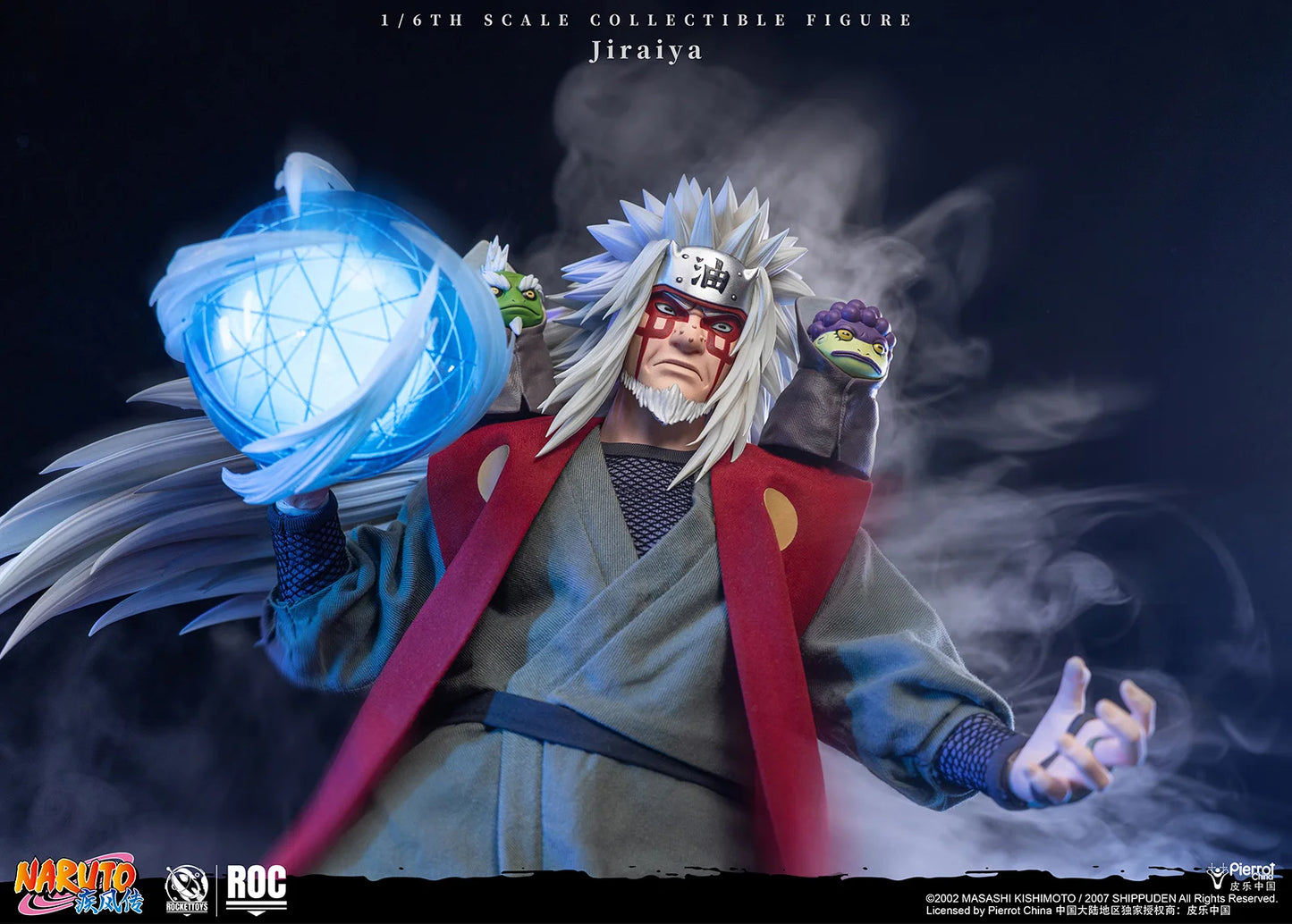 PRE ORDER – ROCKETTOYS ROC-020 1/6 NARUTO SHIPPUDEN JIRAIYA DELUXE VER