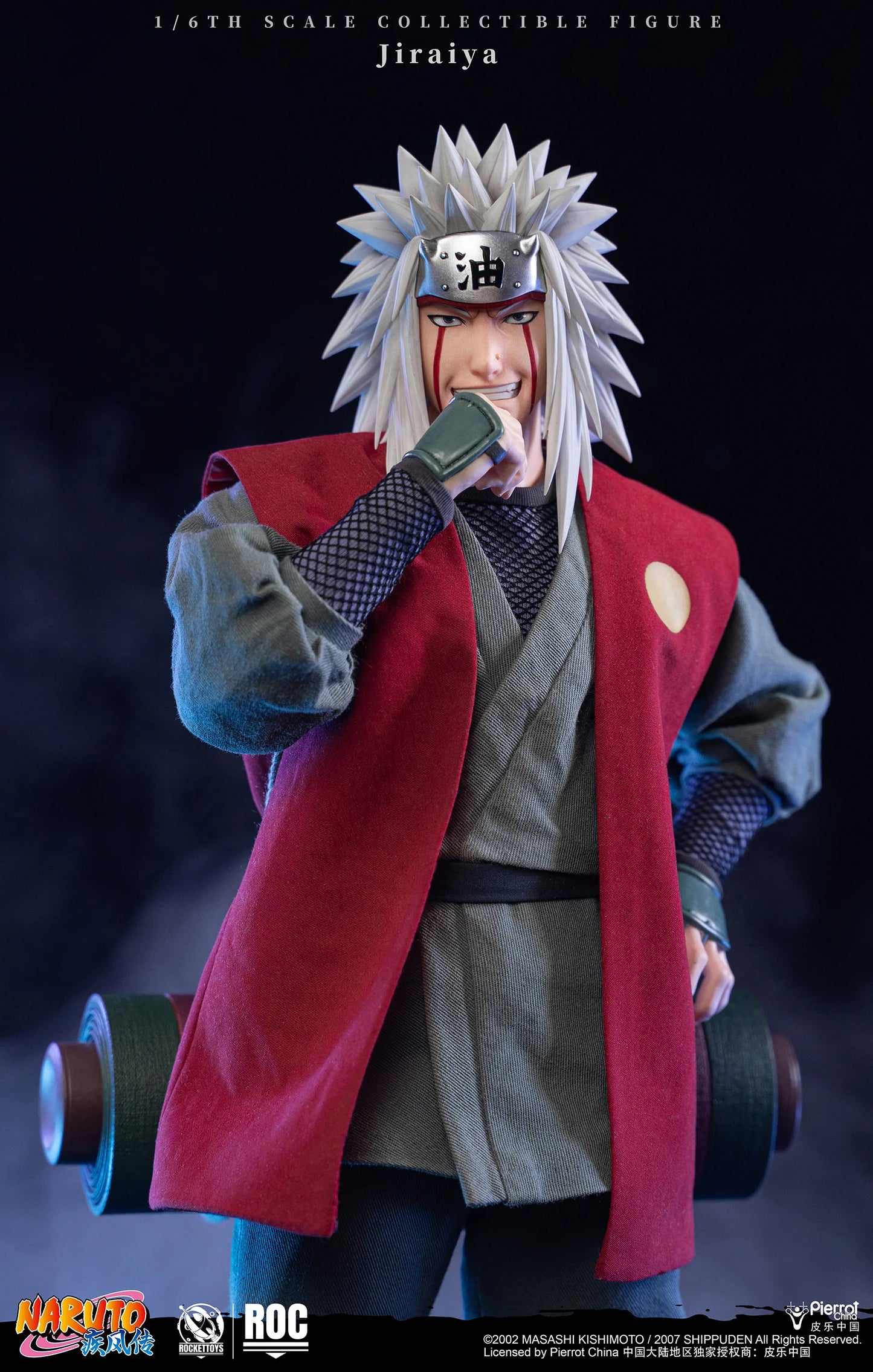 PRE ORDER – ROCKETTOYS ROC-019 1/6 NARUTO SHIPPUDEN JIRAIYA STANDARD VER