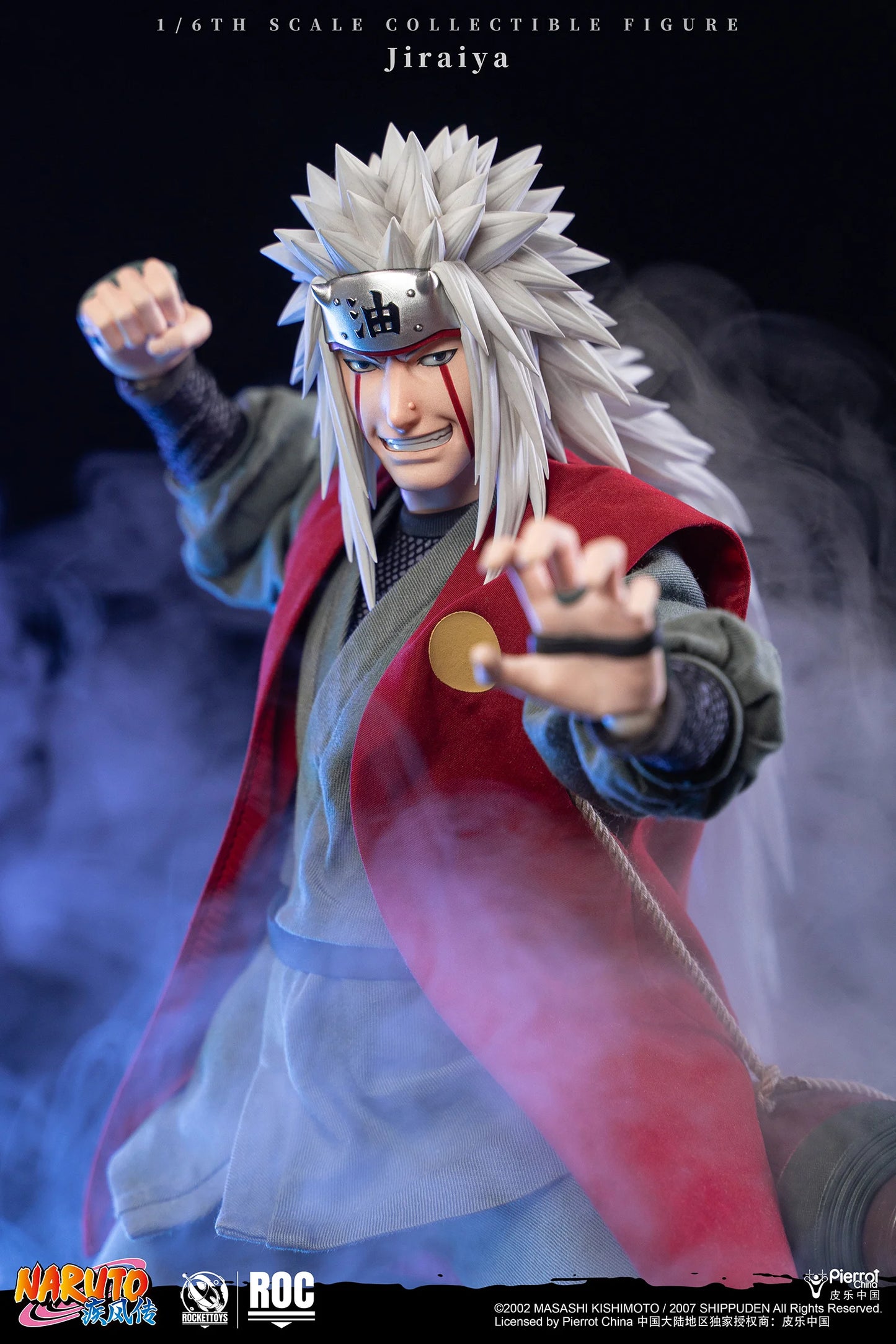 PRE ORDER – ROCKETTOYS ROC-019 1/6 NARUTO SHIPPUDEN JIRAIYA STANDARD VER
