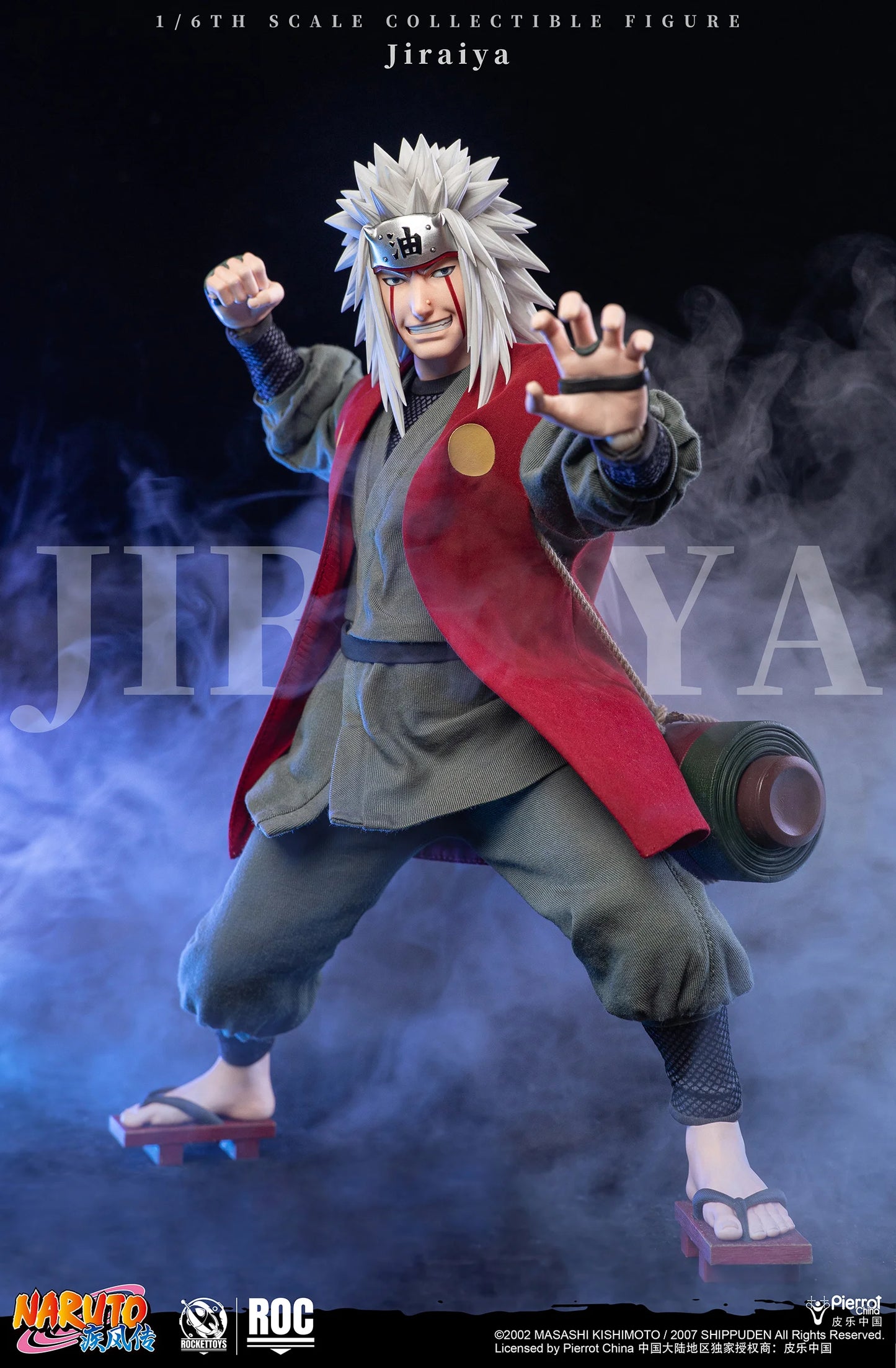 PRE ORDER – ROCKETTOYS ROC-019 1/6 NARUTO SHIPPUDEN JIRAIYA STANDARD VER