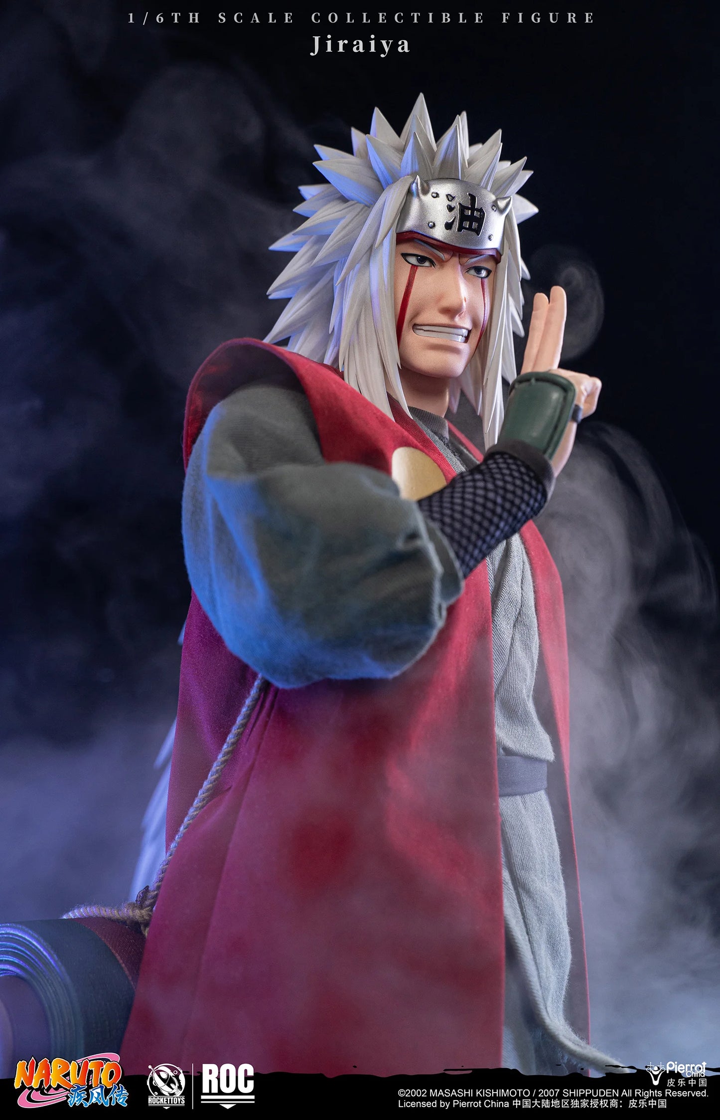 PRE ORDER – ROCKETTOYS ROC-019 1/6 NARUTO SHIPPUDEN JIRAIYA STANDARD VER
