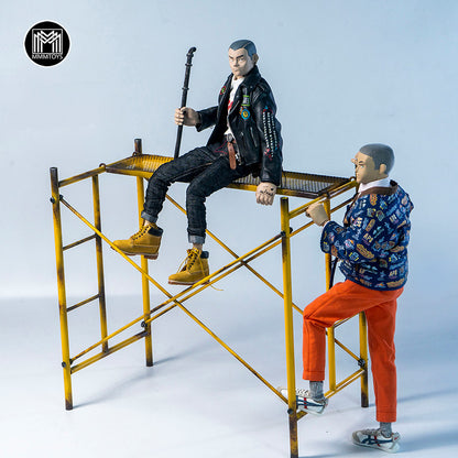 PRE ORDER – 1/6 YELLOW SCAFFOLDING DIORAMA BASE M2516