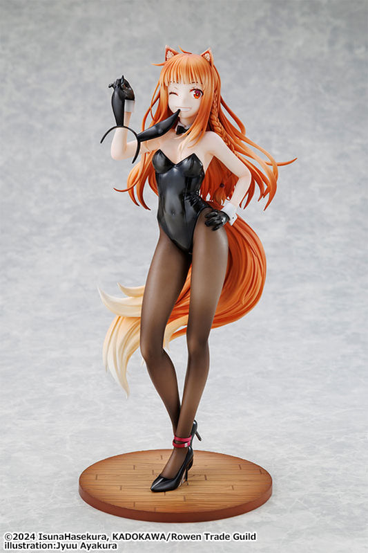 PRE ORDER – 1/7 SPICE AND WOLF: MERCHANT MEETS THE WISE WOLF - HOLO LIGHT NOVEL BUNNY VER. ILLUSTRATION BY JYUU AYAKURA
