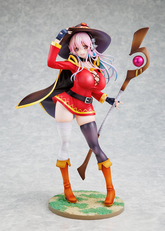 PRE ORDER – 1/7 SUPER SONICO KONOSUBA - GOD'S BLESSING ON THIS WONDERFUL WORLD! MEGUMIN COLLABORATION VER.