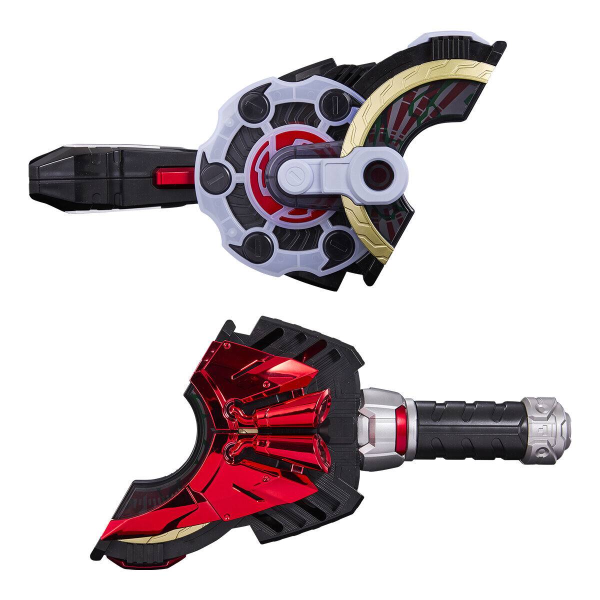 PRE ORDER – PREMIUM DX MEMORIAL MAGNUM & BOOST RAISE BUCKLE SET - KAMEN RIDER GEATS