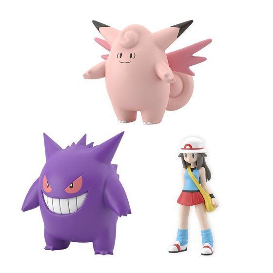 BACK ORDER – POKÉMON SCALE WORLD KANTO REGION LEAF & CLEFABLE & GENGAR W/O GUM(RE-OFFER)