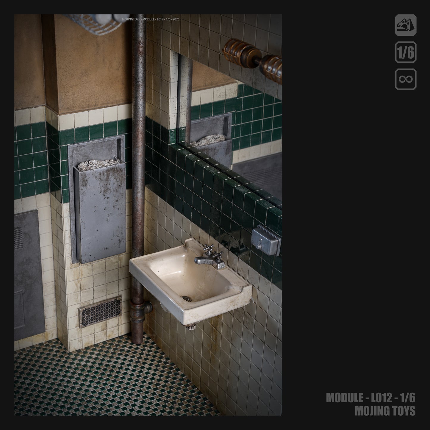 PRE ORDER – MOJINGTOYS 1/6 JOKER BATHROOM DIORAMA BASE L012A