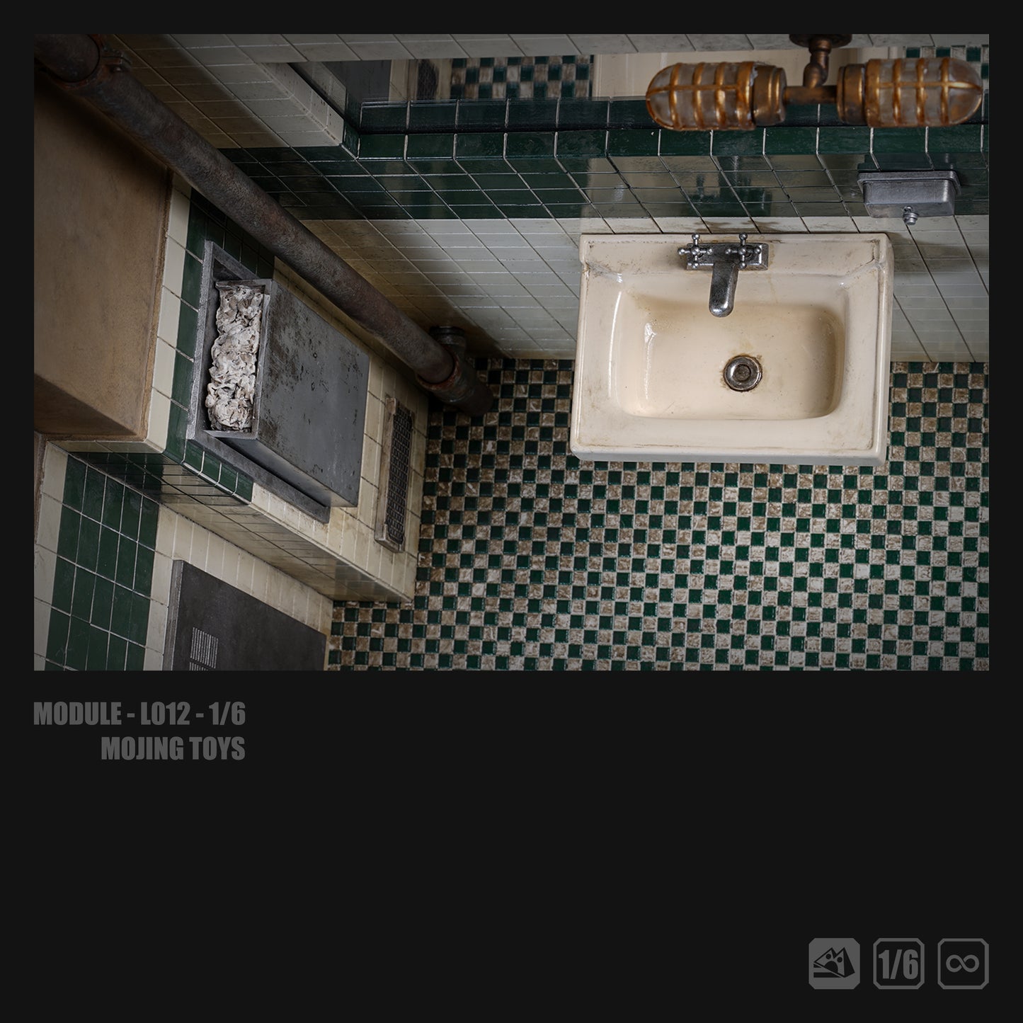 PRE ORDER – MOJINGTOYS 1/6 JOKER BATHROOM DIORAMA BASE L012A