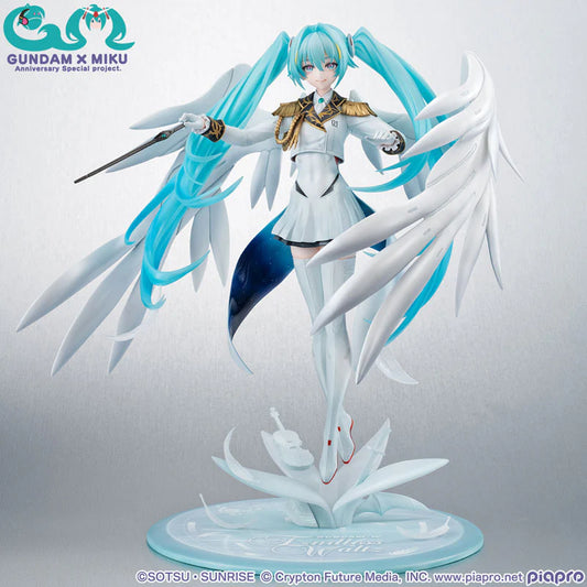 PRE ORDER – LUCREA MOBILE SUIT GUNDAM 45TH ANNIVERSARY X HATSUNE MIKU - HATSUNE MIKU X WING GUNDAM ZERO EW