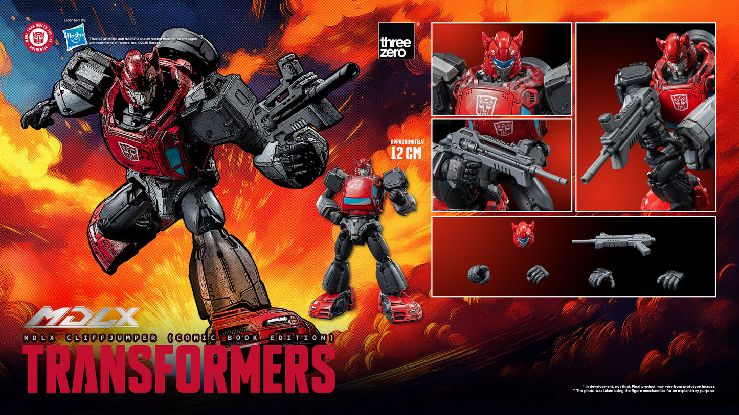 PRE ORDER – TRANSFORMERS MDLX CLIFFJUMPER (COMIC BOOK EDITION) 3Z0873
