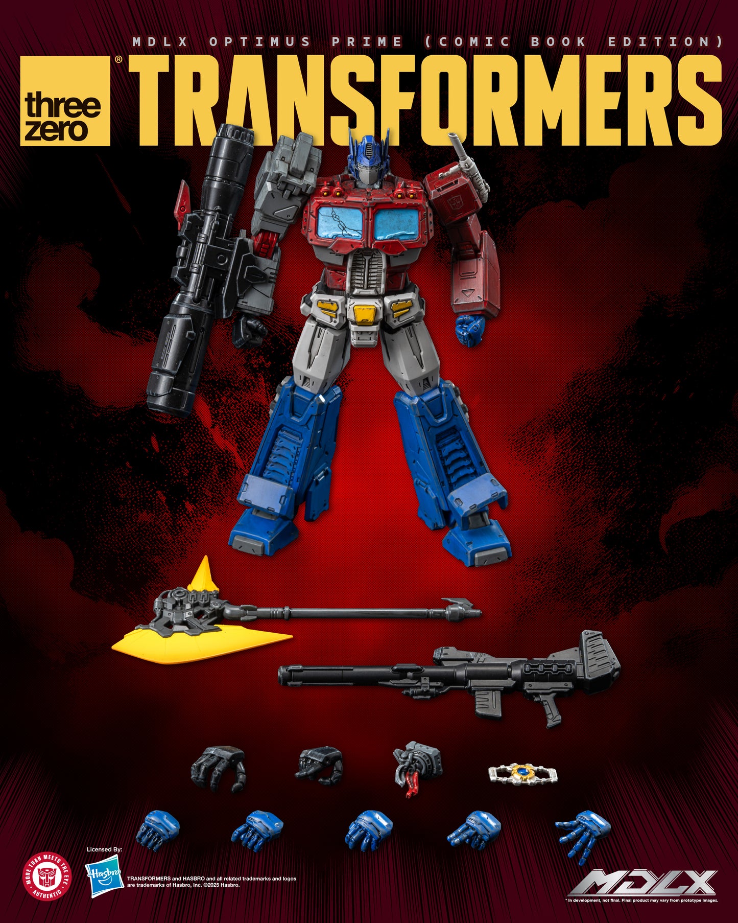 PRE ORDER – TRANSFORMERS MDLX OPTIMUS PRIME (COMIC BOOK EDITION) 3Z0871