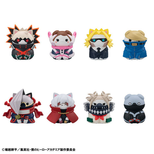 PRE ORDER – BOX OF 8 - MEGA CAT PROJECT MY HERO ACADEMIA HEROACA CATS  NO.02