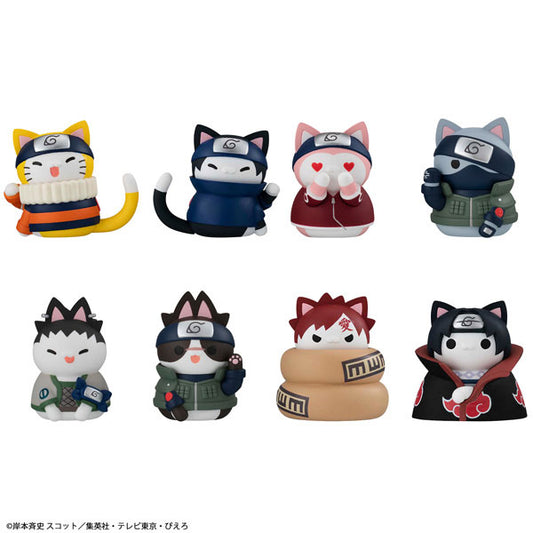 PRE ORDER – MEGA CAT PROJECT NARUTO NYARUTO! CATS OF KONOHA VILLAGE REBOOT (BOX OF 8)
