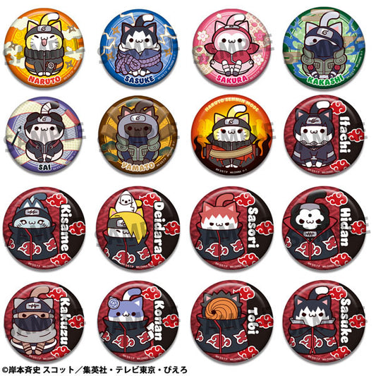 PRE ORDER – MEGA CAT PROJECT NARUTO SHIPPUDEN NYARUTO! METAL BADGE COLLECTION 2 (BOX OF 16)